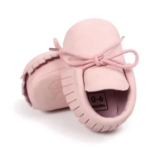 Pink Moccasins Baby Shoes