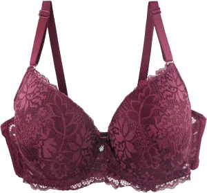 Sports Bra for Women Padded Full Coverage Workout Fitness Bras Wireless Plus Size Medium Support Bralettes