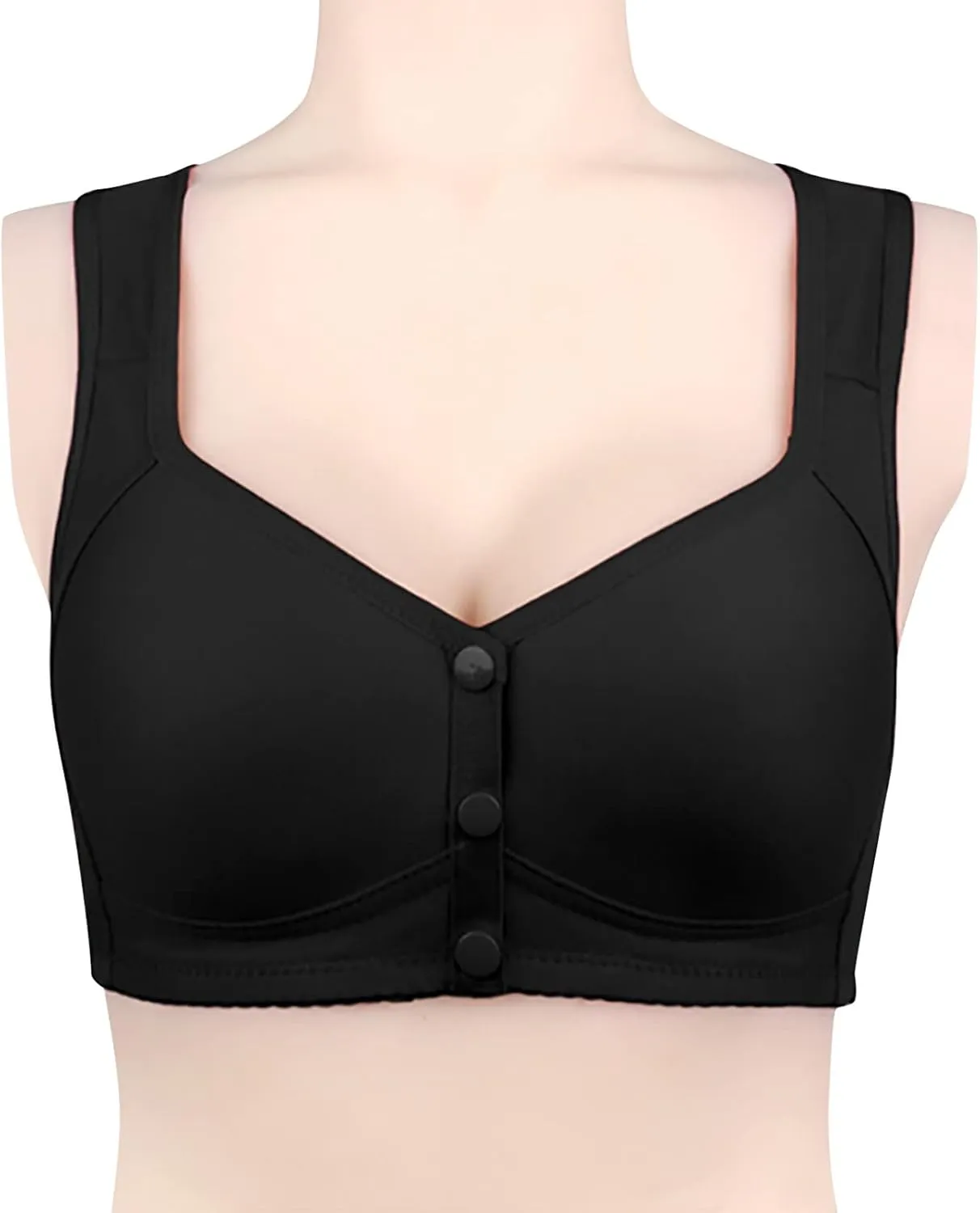 Sports Bra for Women Padded Push Up Workout Running Bra Wirefree Seamless Medium Support Bra Bralettes