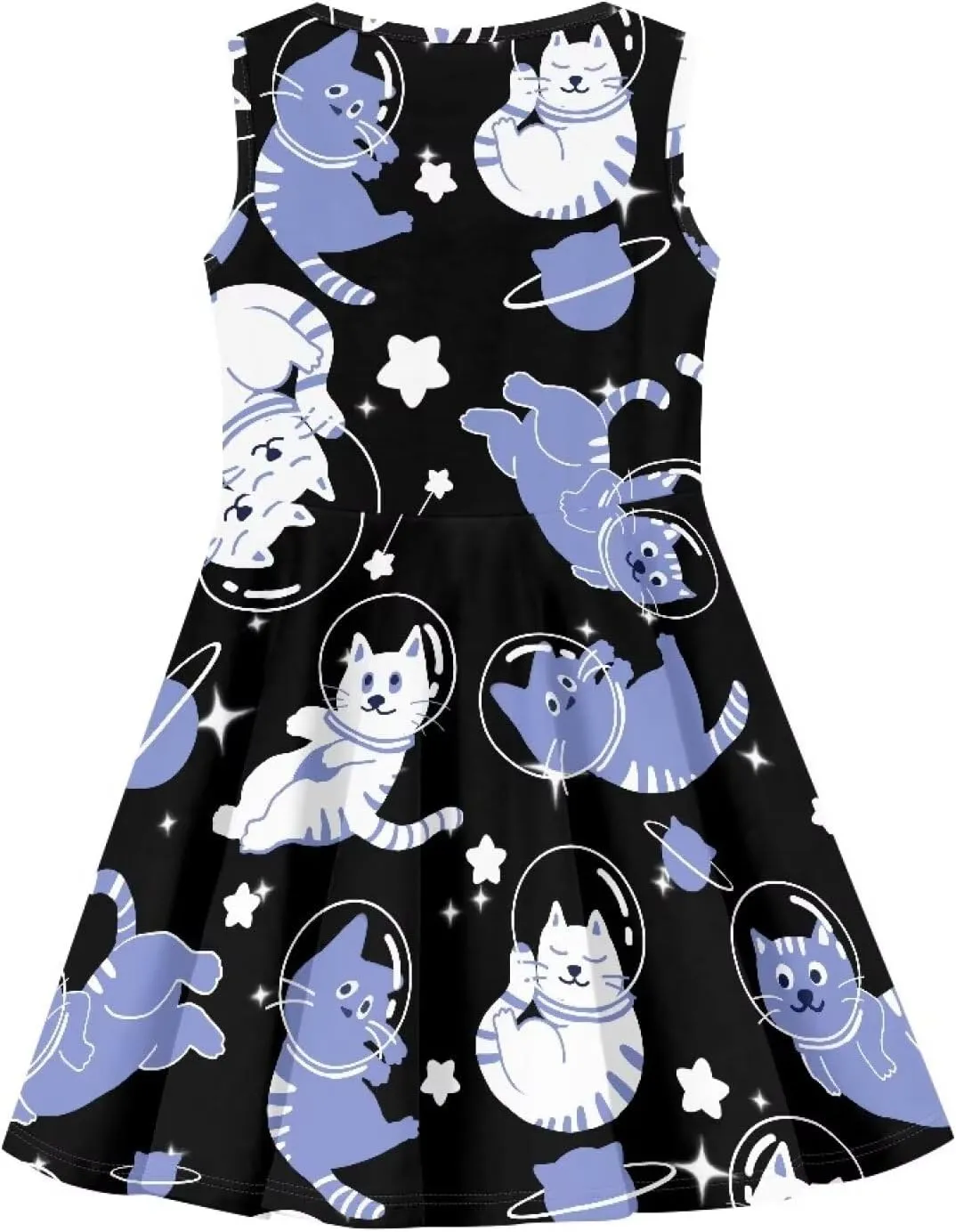Summer Dresses Girls Elegant Sweet Midi Spring Sundresses Party Dresses Sleeveless Suitable 3-16 Years Old