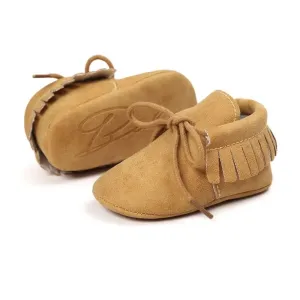 Tan Moccasins Baby Shoes