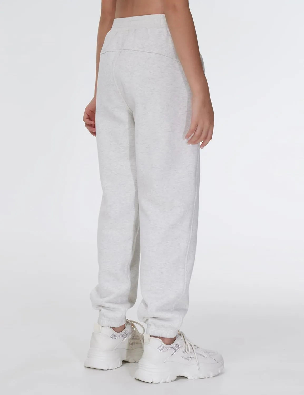 THE GYM PEOPLE Girl's Fleece Tapered Workout Sweatpants Warm Soft Athletic Joggers Pants with Pockets
