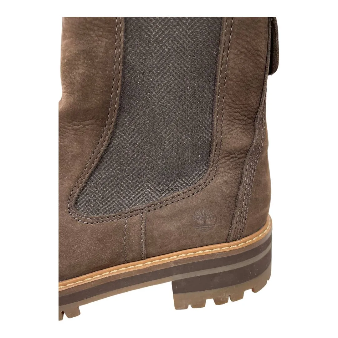 Timberland Courmayeur Valley Chelsea Boots Size 7 Brown