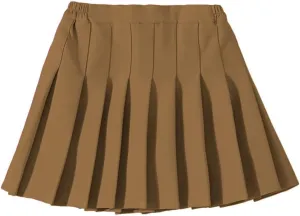 Toddler Baby Girls Pleated Skirt Elastic Waist School Uniform Mini Short Skirt