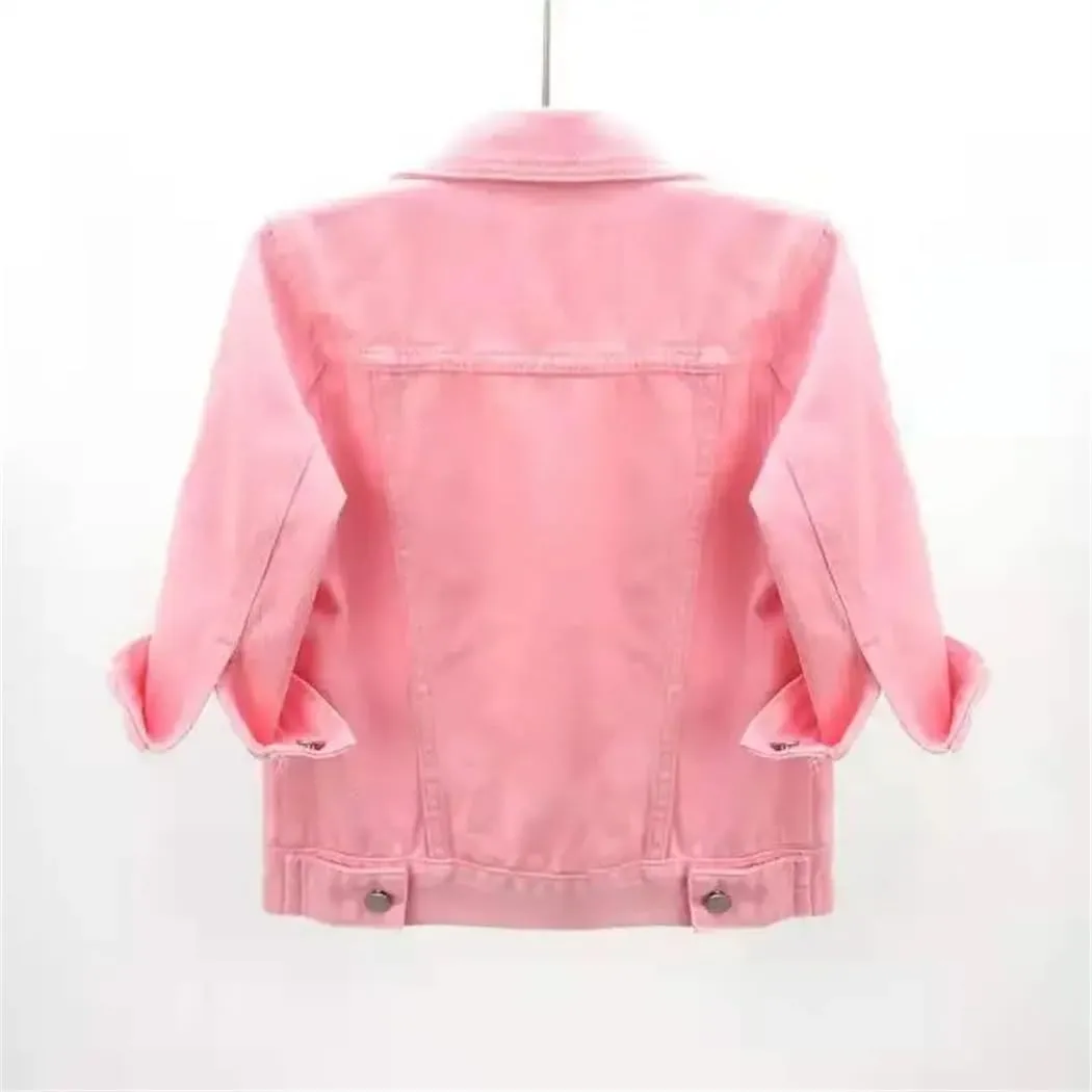 Women Denim Jacket Spring Autumn Short Coat Jean Jackets Casual Loose Tops Lady Outerwear
