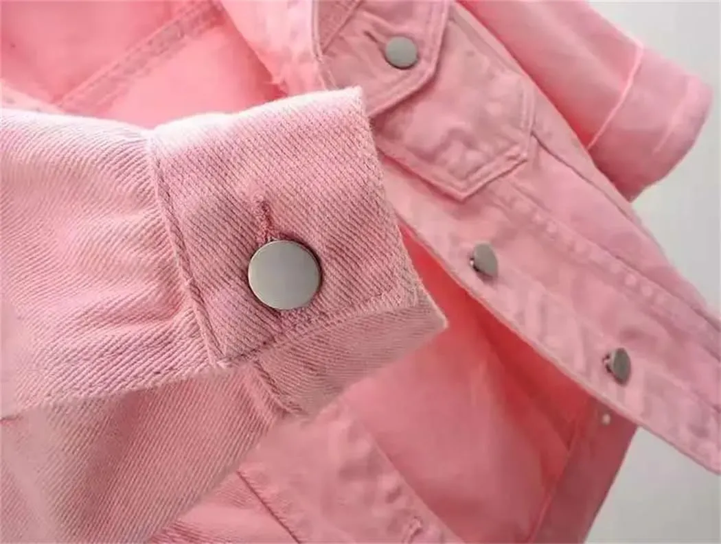 Women Denim Jacket Spring Autumn Short Coat Jean Jackets Casual Loose Tops Lady Outerwear
