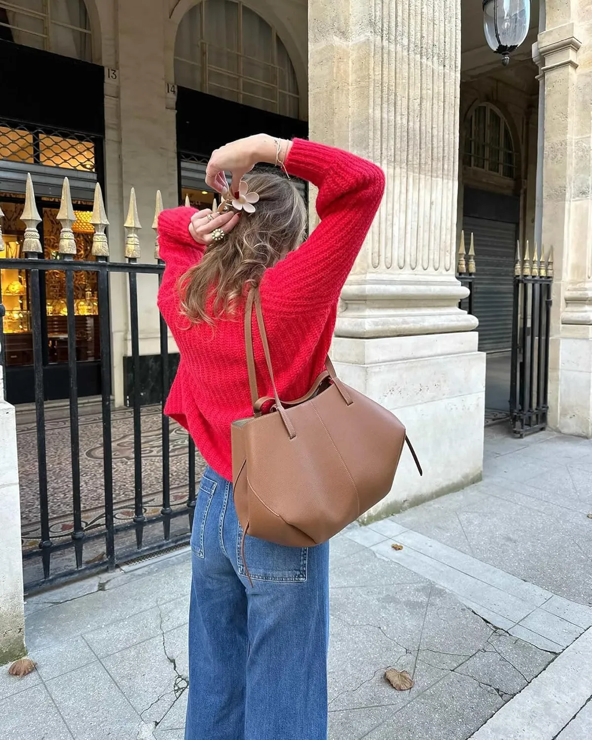 Women's Casual Long Sleeve Chunky Knit Open Front Crewneck Sweater Button Down Cardigan Outerwear Coats