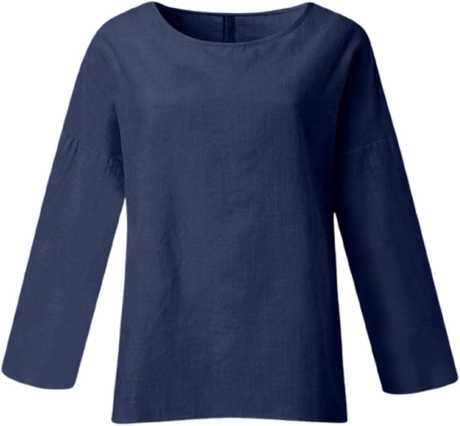 Women's Collared Button Down Shirt V-Neck Short Sleeve Linen Summer Casual Dress Blouses Top Loose Tshirts