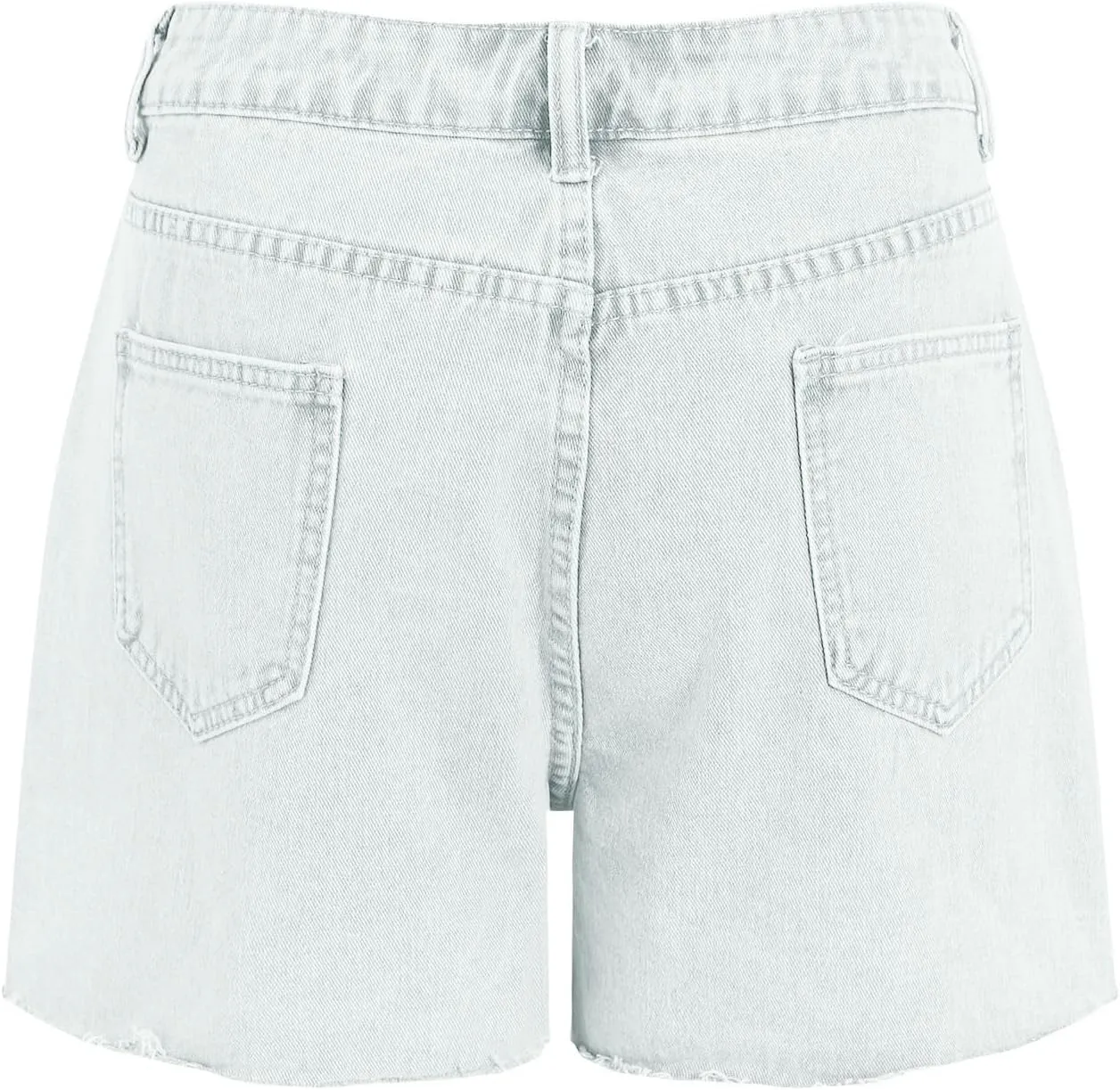 Women's Denim Shorts Summer Baggy High Waisted Flowy Wide Leg Buttons Pleated Casual Jean Short 2025 Fashion
