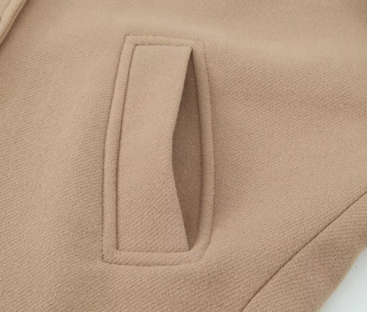 Womens Fashion Pea Coats Single Breasted Batwing Sleeve Classic Fall Wool Cape Blend Jacket Outerwear with Pockets