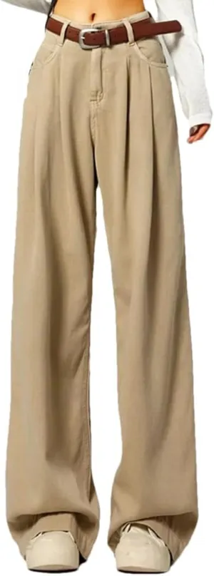 Women's High Waist Street Jeans Fashion Wide Leg Jeans Pants