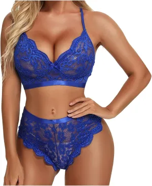 Women's Lingerie Sexy Babydoll with Bowknot Deep V Neck Wireless Bobystocking Nightwear Nighty