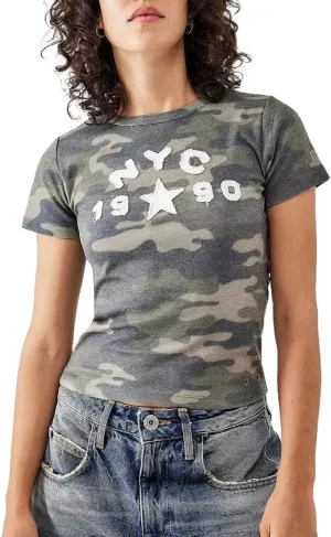 Y2k Baby Tee Women Short Sleeve Graphic Crop Top Cute Fruit Floral Teen Girl Vintage Aesthetic Slim Cropped T Shirt
