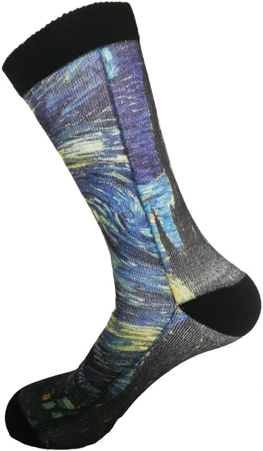 YISHOW Fun Monsters Unisex Novelty Socks, Funny Funky Crazy Cool Crew Dress Socks