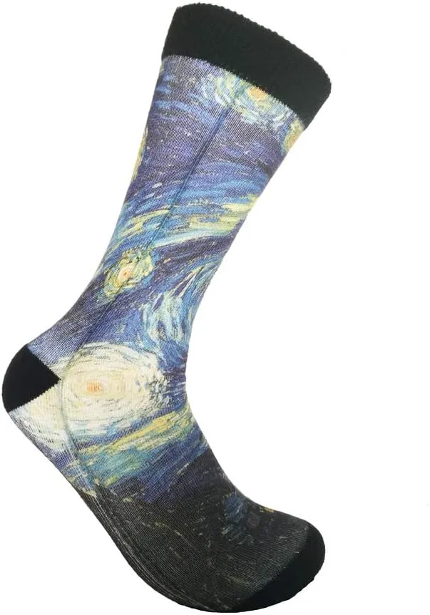 YISHOW Fun Monsters Unisex Novelty Socks, Funny Funky Crazy Cool Crew Dress Socks
